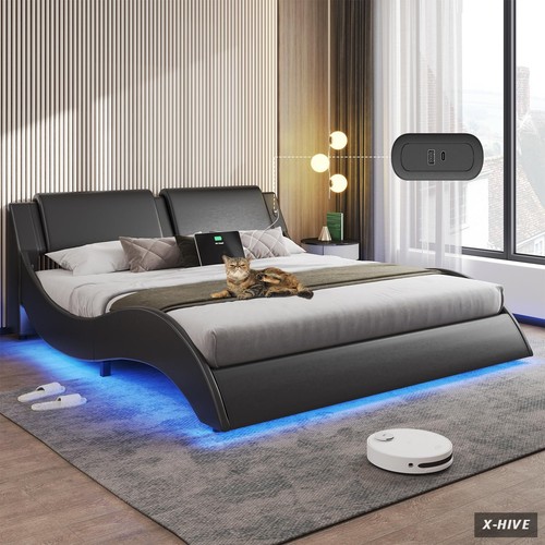 King size bed frame - bed,